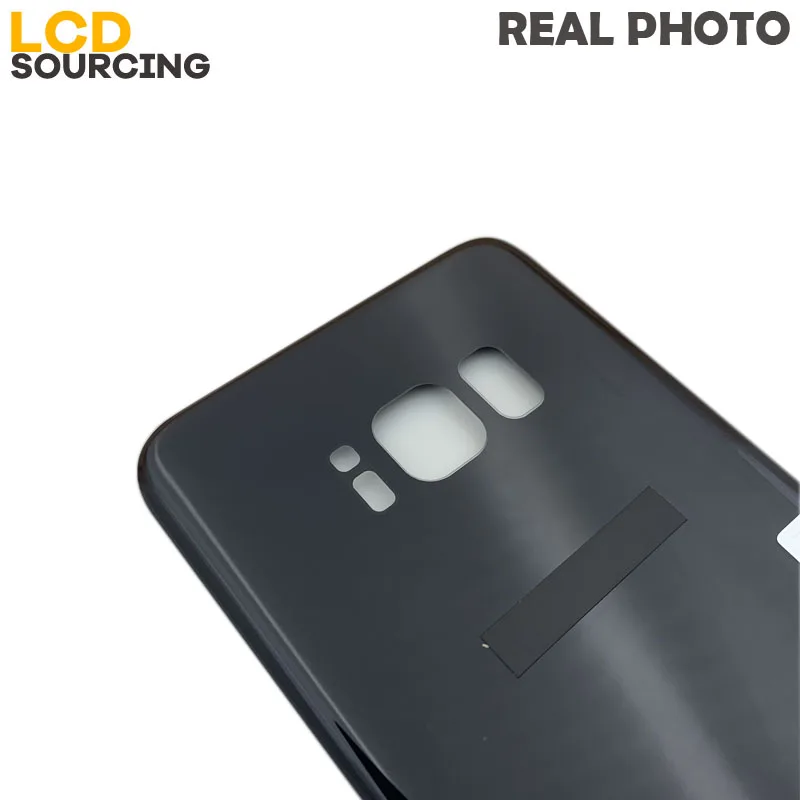 Крышка батарейного отсека для Samsung Galaxy S8 G950F Задняя стеклянная крышка сменная PLUS