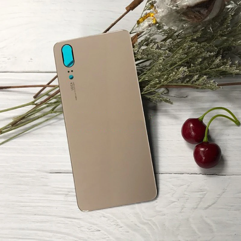 Оригинальный чехол для задней панели HUAWEI P20 с 3D стеклом запасной корпус двери +