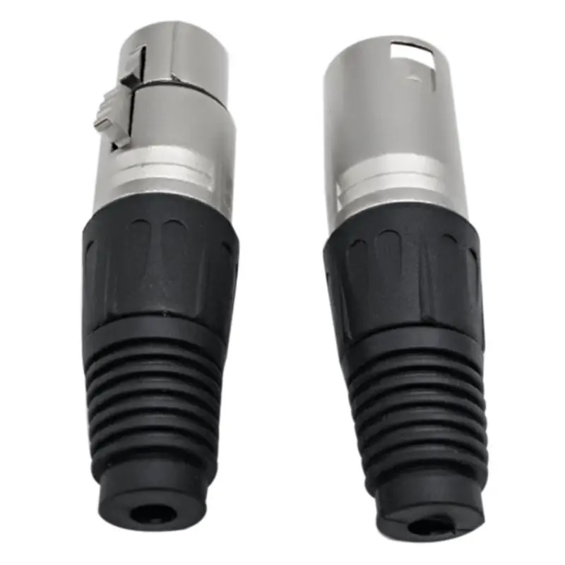 AABB-штекер/гнездо XLR Jack 3 Pin микрофон аудио разъем (5 пар) | Электроника