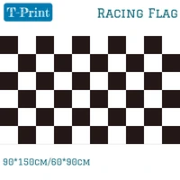 new fashion 90150 cm f1 racing checkered flag banner outdoor indoor home decor