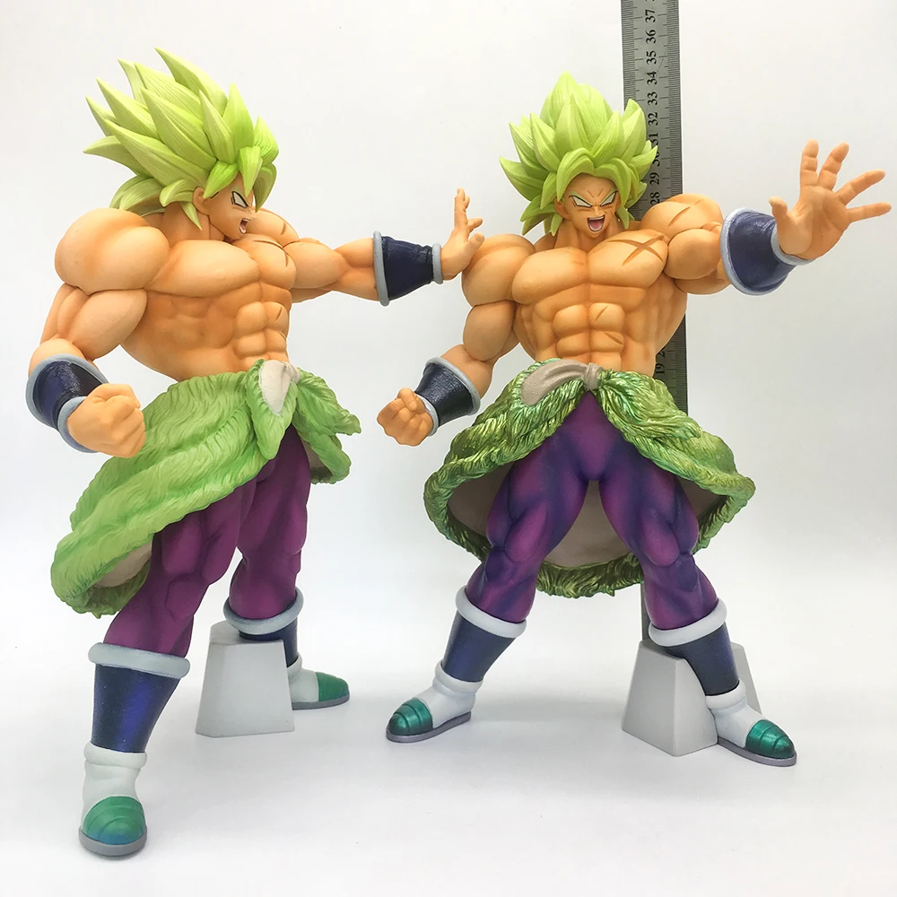 34 см большая Оригинальная фигурка Banpresto Dragon Ball, Супер Saiyan Broly Broli, ПВХ фигурка, модель, игрушки, фильм, фигурка Borly