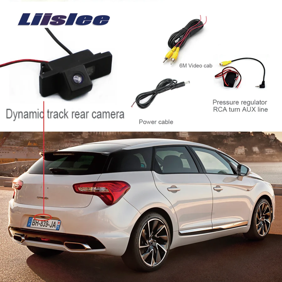 Liislee камера заднего вида для Citroen DS5 2011 ~ 2018 Водонепроницаемая ПЗС ночного
