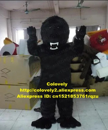 Черный орангутанг Пижама гориллы шимпанзе Ape Simian/талисман костюм персонажа из