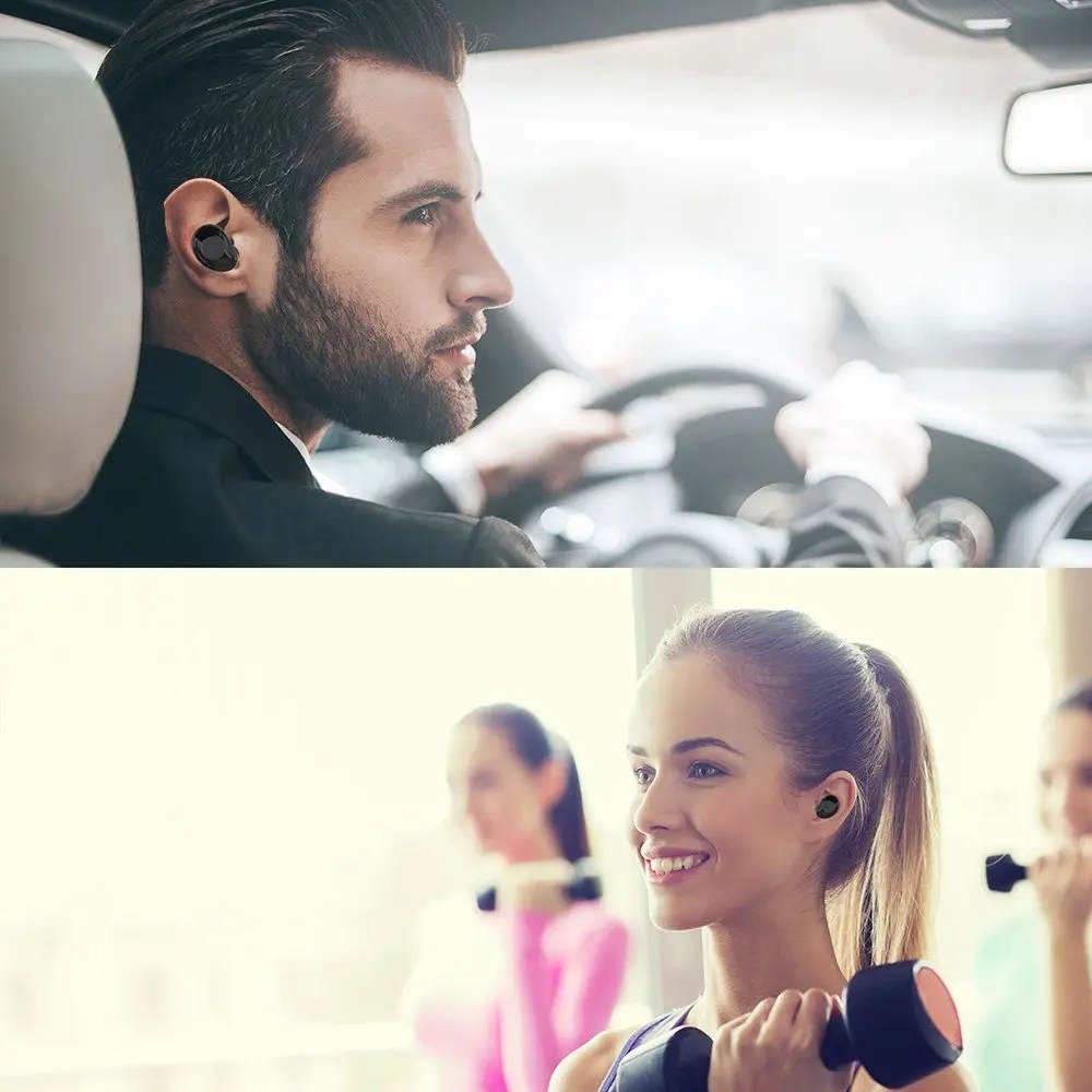 TCunPT X6 наушники вкладыши TWS Bluetooth мини Двойной Беспроводной стерео спортивные