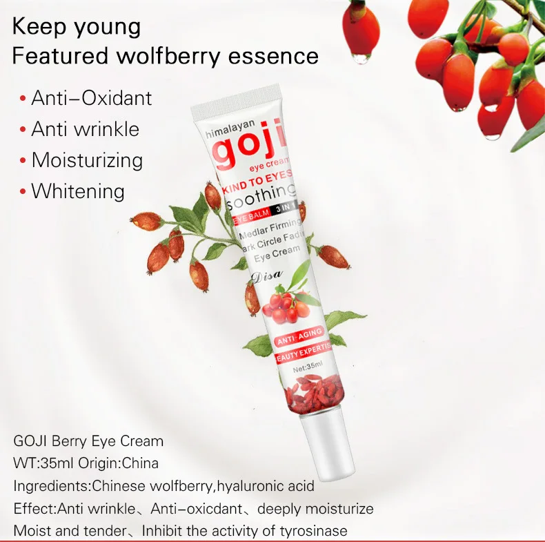 Original GOJI cream 100g facial anti aging anti wrinkle creams with GOJI eye revitalizing whitening cream Skin care Set