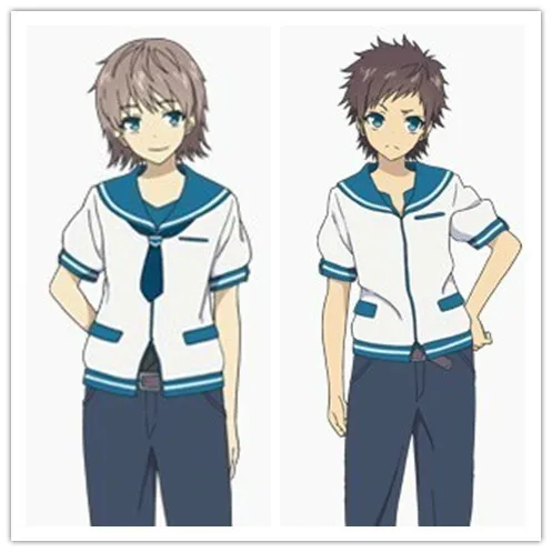 Костюм для косплея Nagi no Asukara Nagi-Asu: затишье в море Канаме исаки Хикари Сакисима |