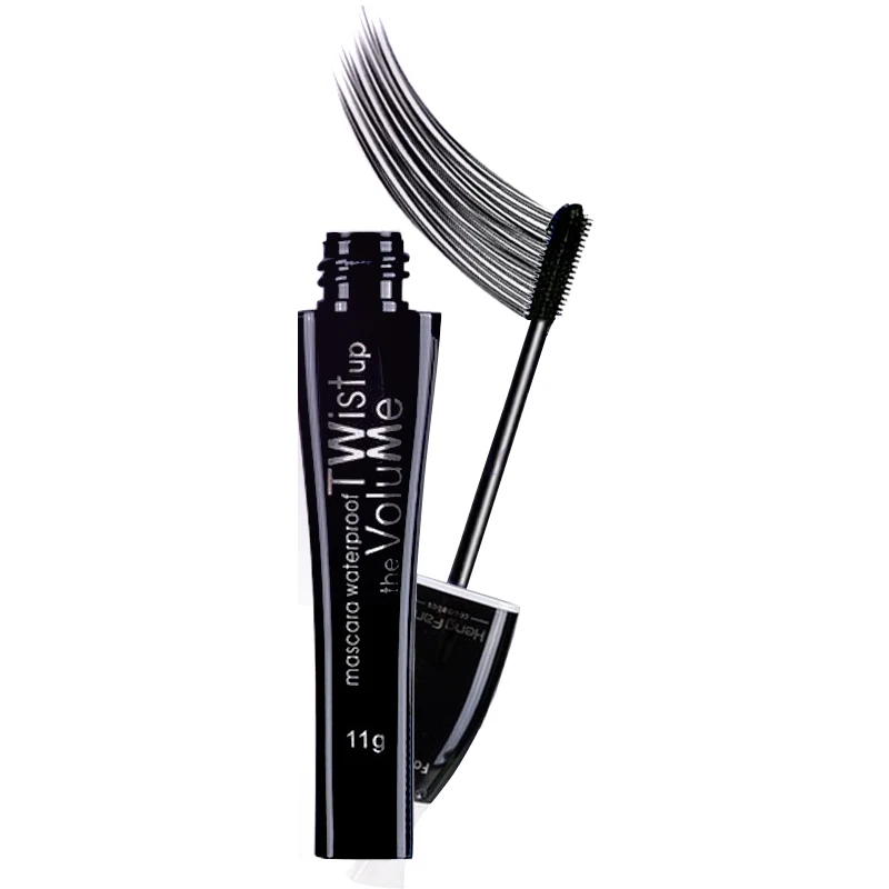 Черный Eye Lengthening Thick Curly Mascara Makeup Cosplay Colorful No Blooming Water Eyelash Beauty Tool MH88 - Цвет: Черный