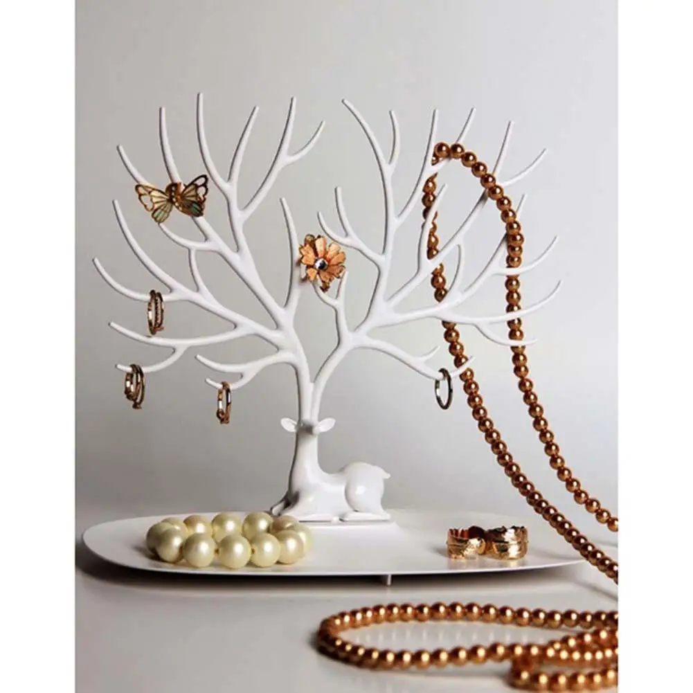 Vogue ювелирный держатель ожерелье серьги олень выставочная стойка Органайзер