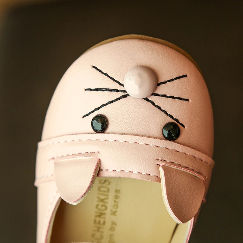 Детская обувь для девочек Демисезонный кошка Мода Обувь малышей мягкой