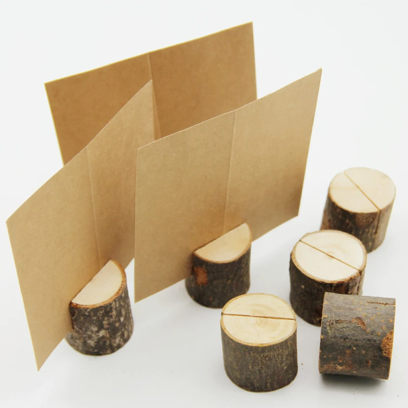 5 шт. Свадебная деревянная карточка для размещения держателей украшения стола с