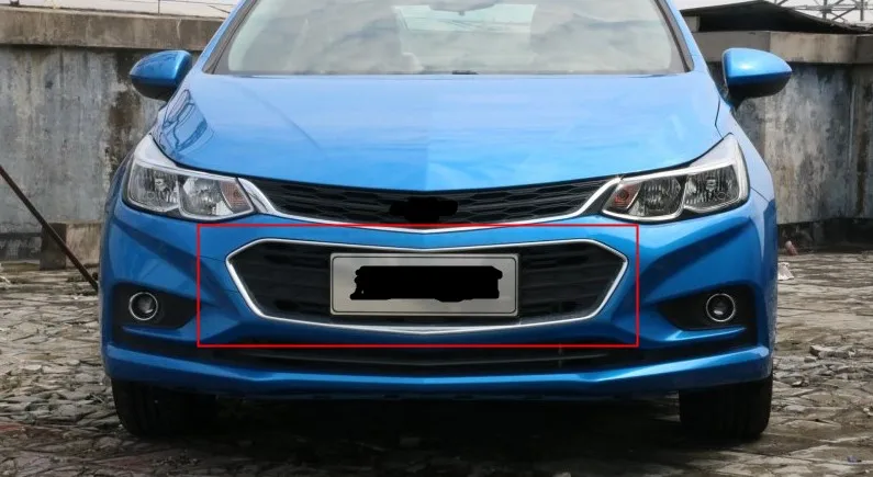 Хромированный передний бампер средней решетки для Chevrolet Cruze 2016 2017 2018 1 шт.|Гоночные