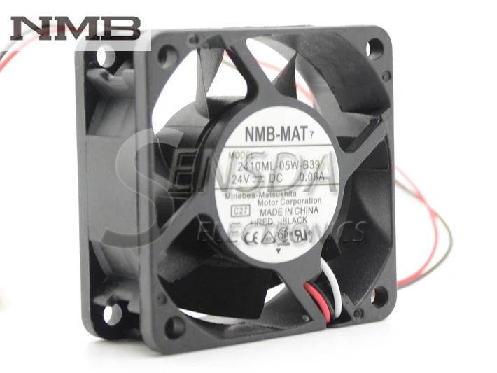 

50pcs For NMB 2410ML-05W-B39 24V 0.08A P/N:A90L-0001-0508 server Cooling Fan