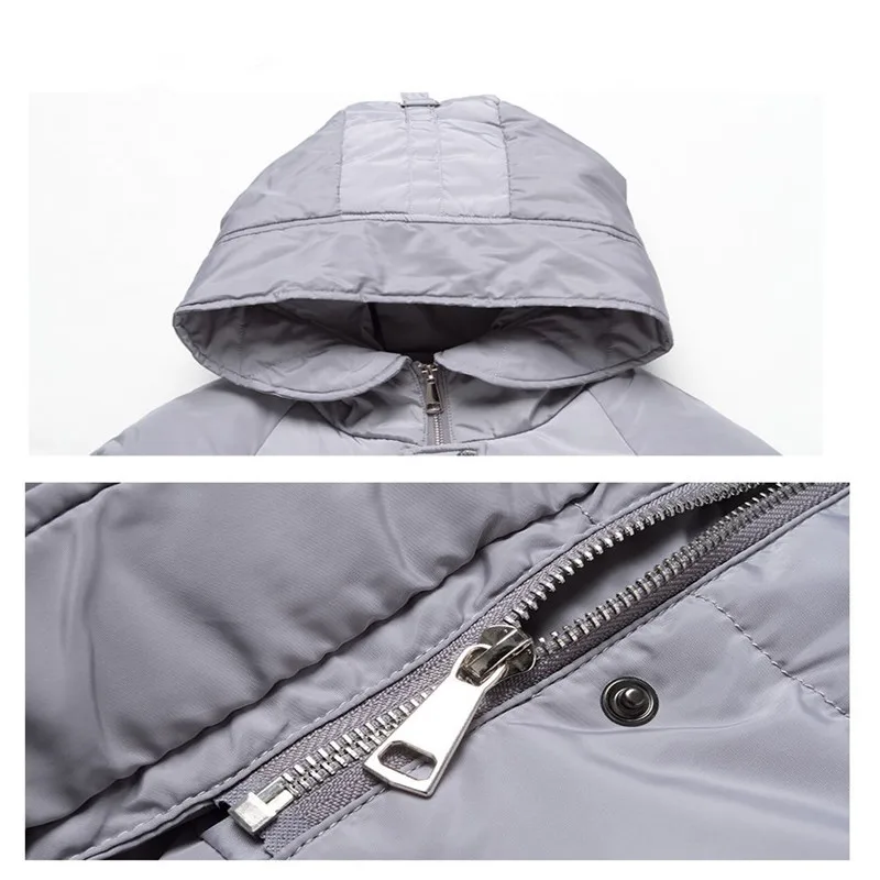 RR Winter Women Coats 2016 New Fashion Long Cotton Padded Jackets Female Thick Warm Hooded Parkas Solid Loose Outercoat | Женская одежда
