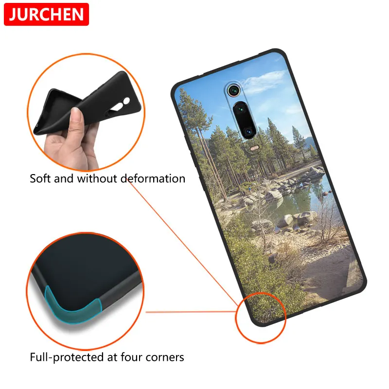 Мягкий силиконовый чехол JURCHEN для Xiaomi Mi 9T Pro Модный из ТПУ с принтом Redmi K20 Funda Xiomi |