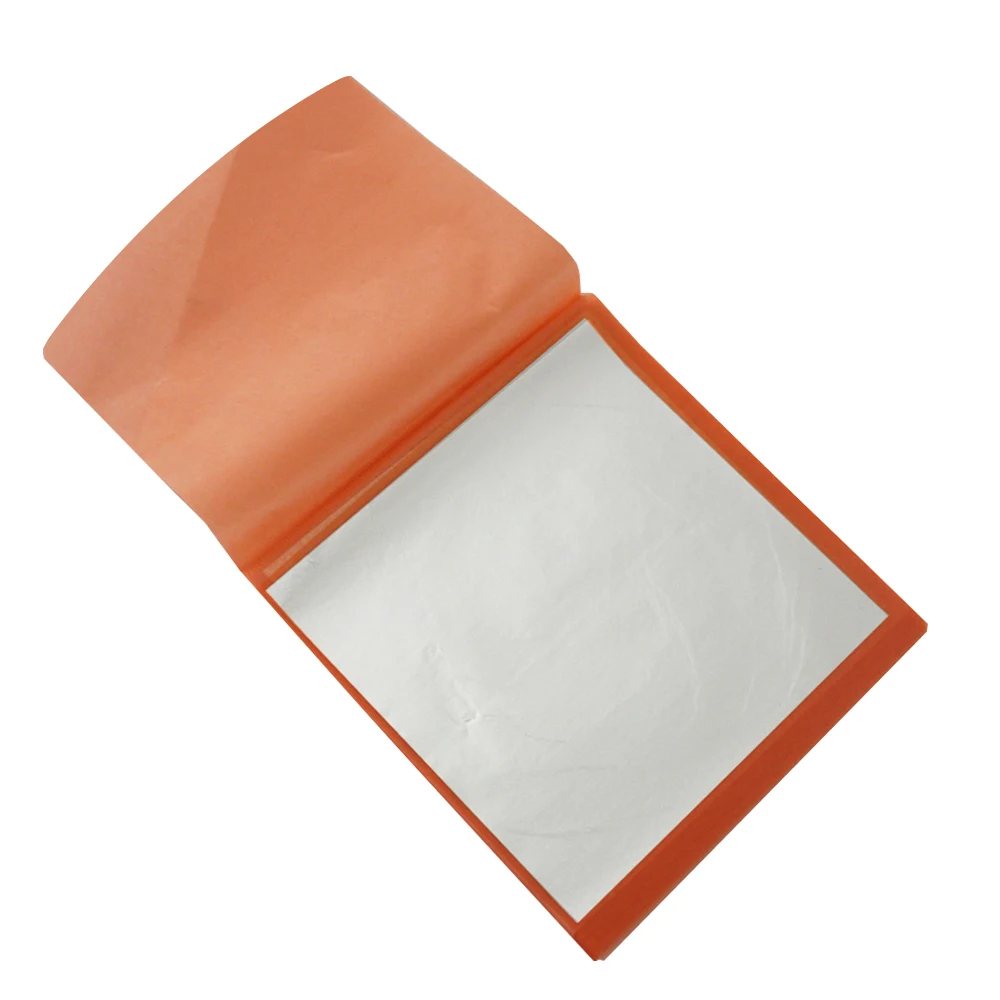 1 буклет имитация серебряного листа передача серебряных алюминиевых листов