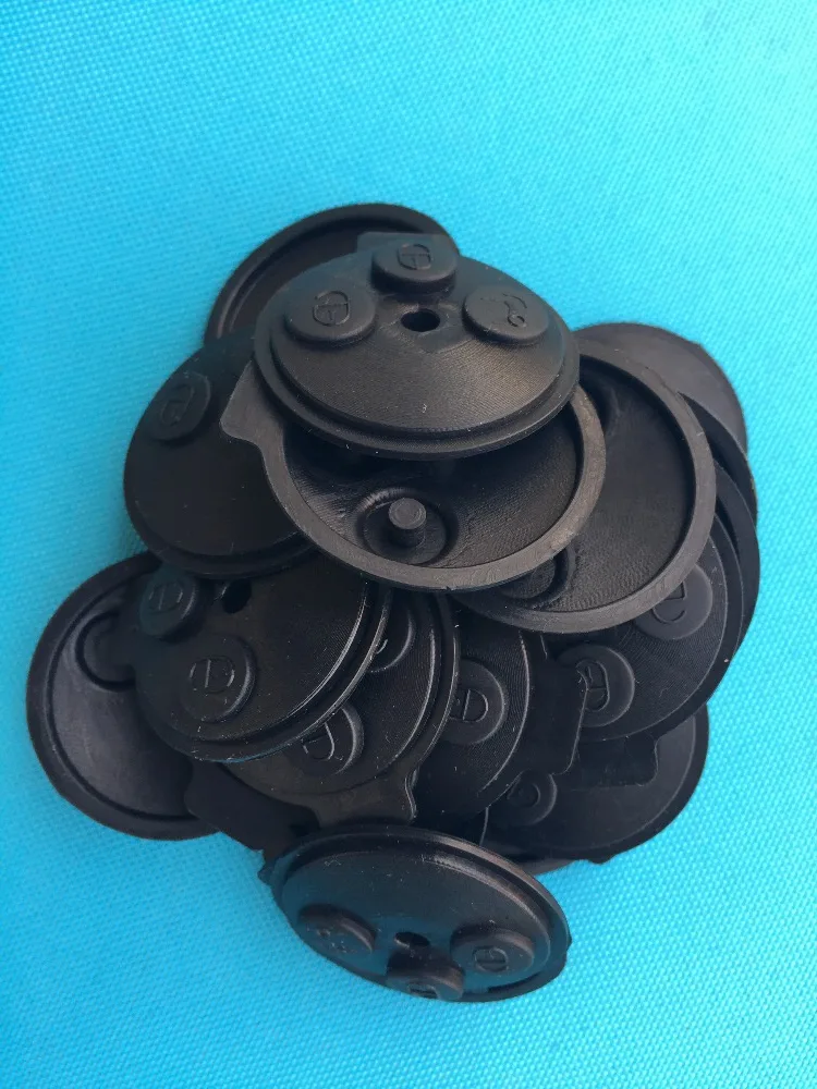 100 шт./лот резиновая прокладка Чехол для автомобильного ключа брелок Benz Smart 3