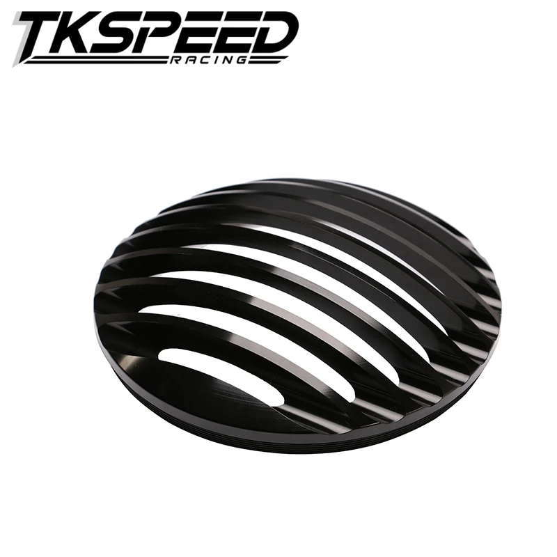 TKSPEED Черный 5 3/4 &quotАлюминиевый мотоциклов Фара Гриль Крышка для 2004 2014 Harley Sportster XL 883