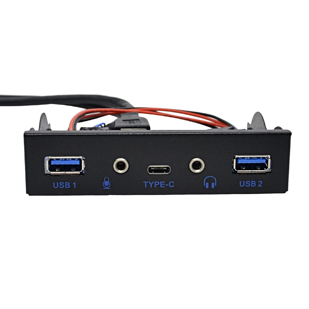 5 портов USB 3 1 TYPE C 0 передняя панель с мм аудио интерфейсом типа адаптер расширения