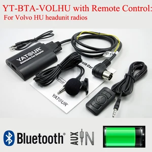 Автомобильный цифровой музыкальный интерфакт Yatour, Bluetooth пульт дистанционного управления для радиоприемников Volvo HU