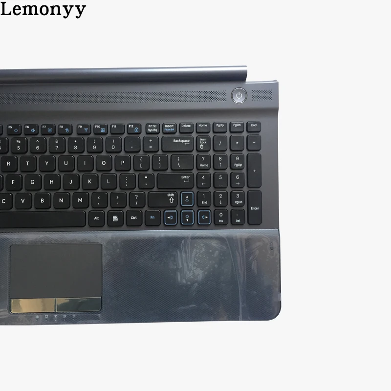 Новая клавиатура США для SAMSUNG RC510 RC520 Клавиатура ноутбука с серым Palmrest крышка |