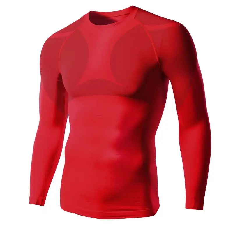 Мужская футболка Runner Biker модная быстросохнущая с длинным рукавом для фитнеса