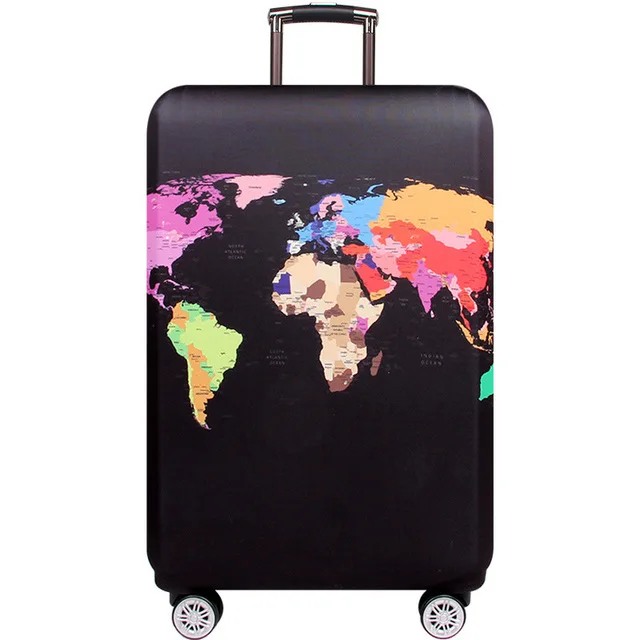 U-Luggage cover HMUNII чехол на колесиках, чехол для костюма, пылезащитный чехол из эластичной ткани, защитный чехол для багажа, Suitable18-32 дюймов, аксессуары для путешествий - Цвет: U-Luggage cover