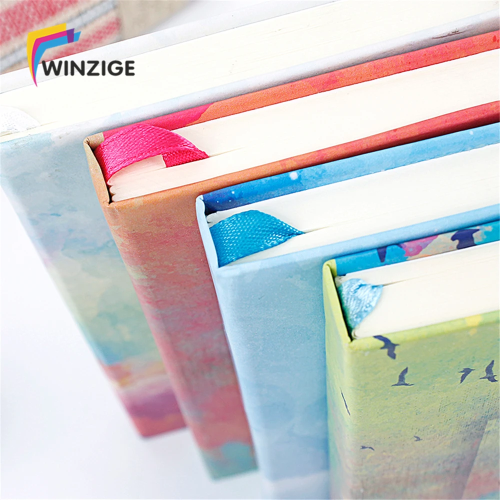 Winzige A7 Ежедневник с линейкой, записная книжка, милые канцелярские принадлежности, офисные школьные принадлежности, блокнот с твердой обложкой, Канцелярия