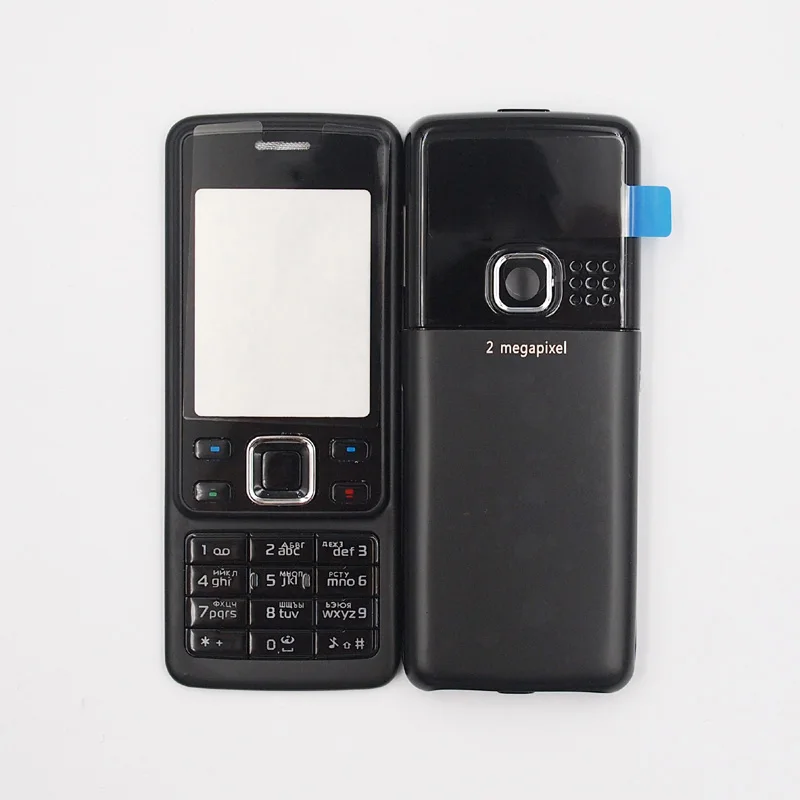 BaanSam чехол для Nokia 6300 с русской клавиатурой - Цвет: Черный