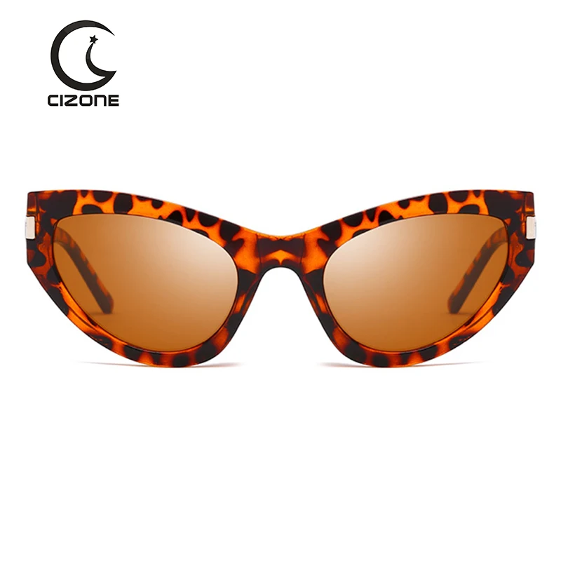 Женские солнцезащитные очки Кошачий глаз винтажные треугольные в стиле Ретро |