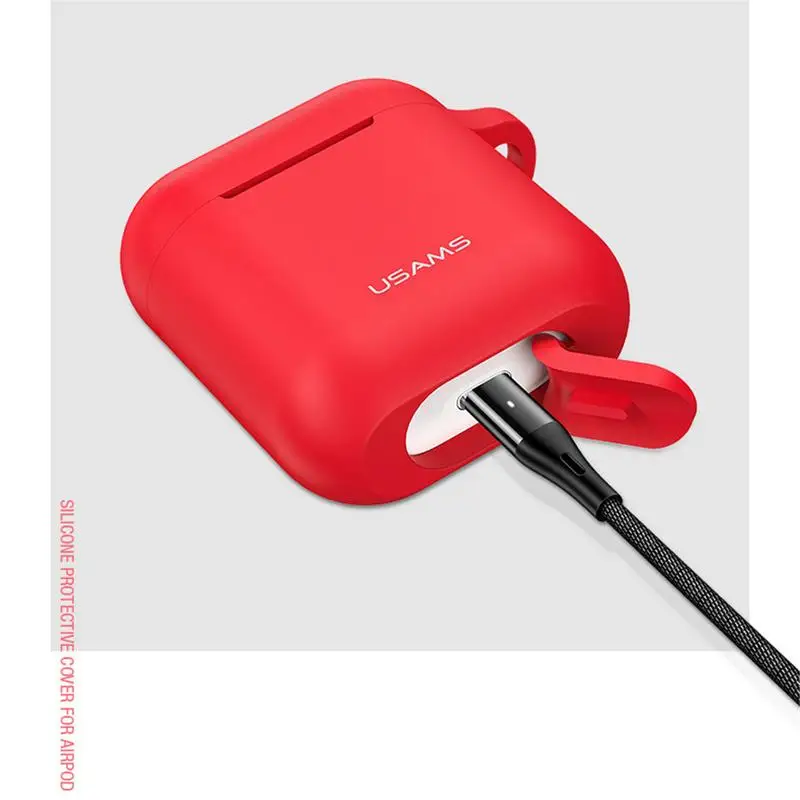 Силиконовый чехол для наушников USAMS AirPods мини-крючок беспроводная гарнитура с