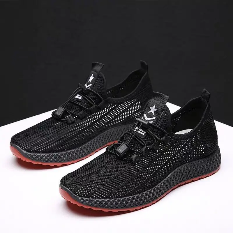 Men's Breathable Work Safety Mens Sports Platform Shoes Casual For Male Men Outdoor Sneakers Zapatos De Hombre Loafers Trainers | Обувь