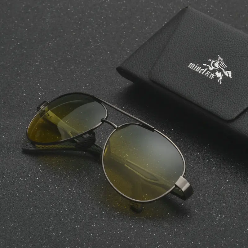 2017 поляризованные солнцезащитные очки ночного видения для вождения мужские