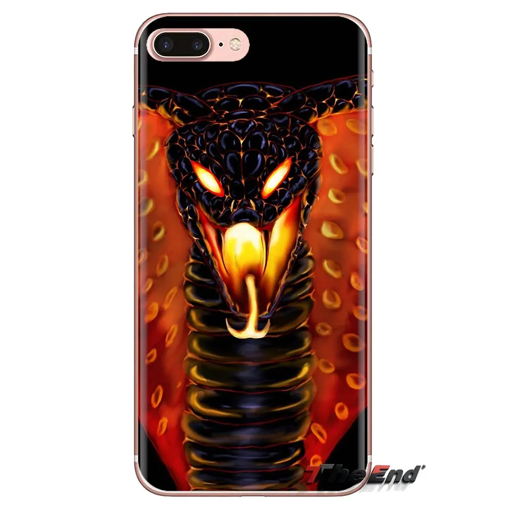 Для Samsung Galaxy A3 A5 A7 A9 A8 Star A6 Plus 2018 2015 2016 2017 прозрачный мягкий чехол Чехлы KING COBRA snake |