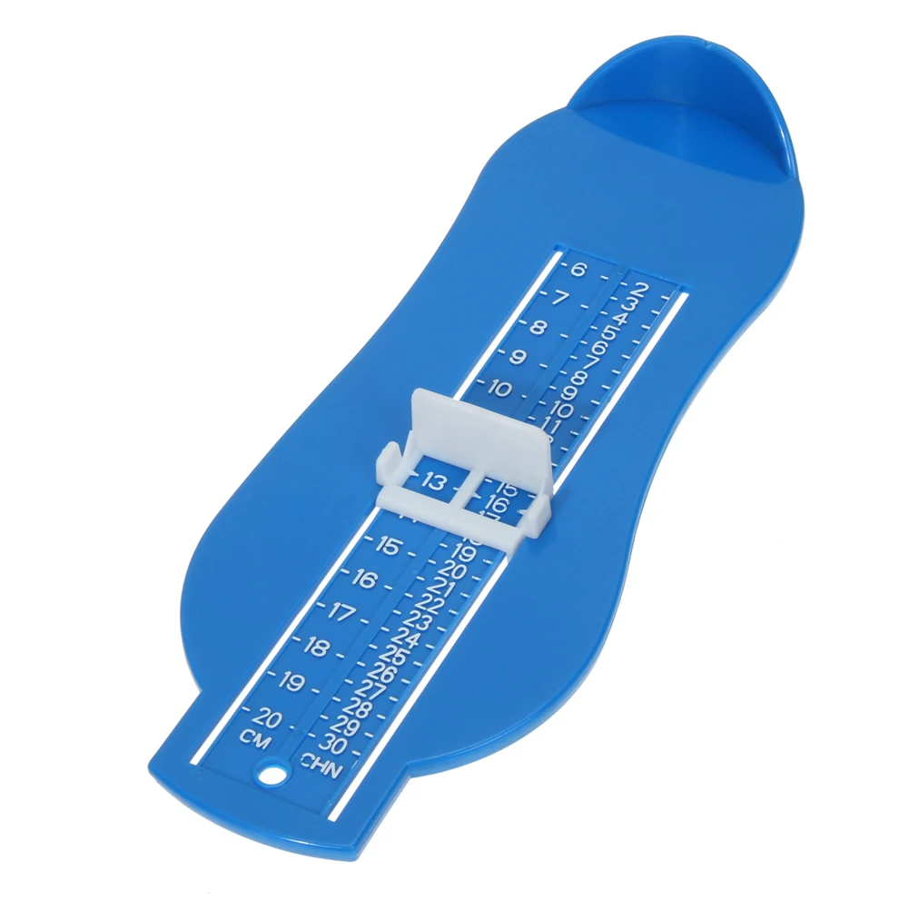 7 Colors Kid Infant Foot Measure Gauge Shoes Size Measuring Ruler Tool Available ABS Baby Car Adjustable Range 0-20cm size images - 6