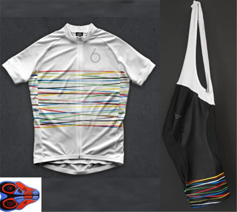 9D гель pad Pro команды Twin шесть велогонка Джерси 6 Ropa Ciclismo быстрый сухой Спортивные жилетки Велосипедная Форма велосипед спортивная - Цвет: 08