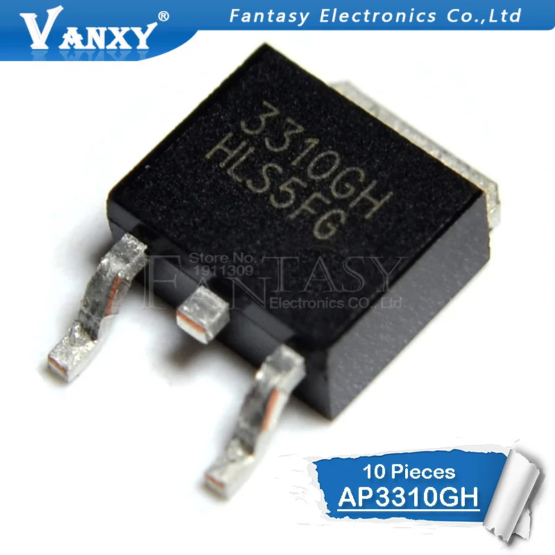 10 шт. AP3310GH TO-252 3310GH TO252 AP3310 новый оригинальный | Электронные компоненты и