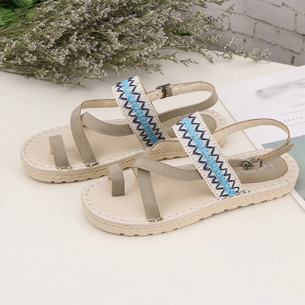 Сандалии SAGACE женские в национальном стиле модные босоножки из ткани богемном