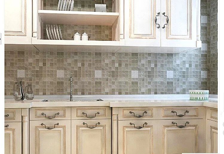 Мозаичная Наклейка на стену для ванной комнаты водонепроницаемые наклейки