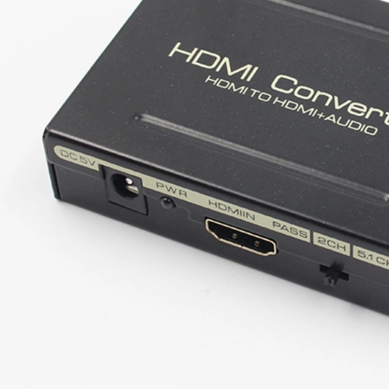 Цифровой оптический аналоговый экстрактор 2 канала PCM стерео аудио Blu Ray Play 1080P HDMI в
