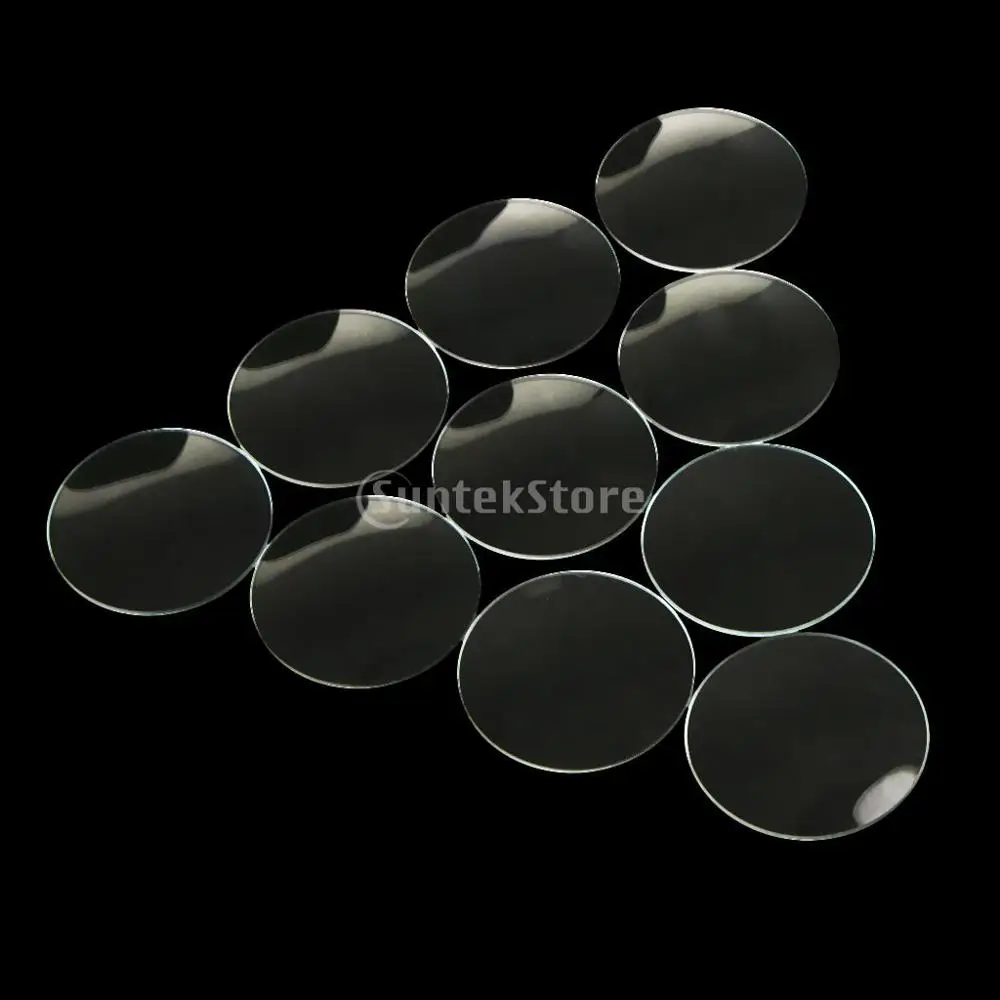 20.5mm Упаковка из 20шт прозрачной куполообразной минеральной стеклянной линза для часов, запчасти для часовых аппаратов 16,5 мм-24,5 мм - Цвет: 20.5mm