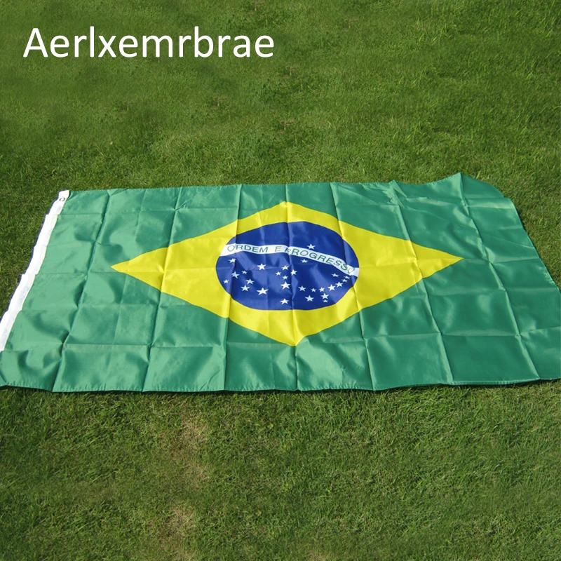 Brasil баннер флаг 3x 5ft висящий флаг полиэстер Бразилия национальный флаг баннер наружный закрытый 150x90 см для торжества большой флаг
