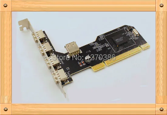 Бесплатная доставка! USB2.0 карты расширения/pci адаптер/pci 5 отверстий адаптер для ПК