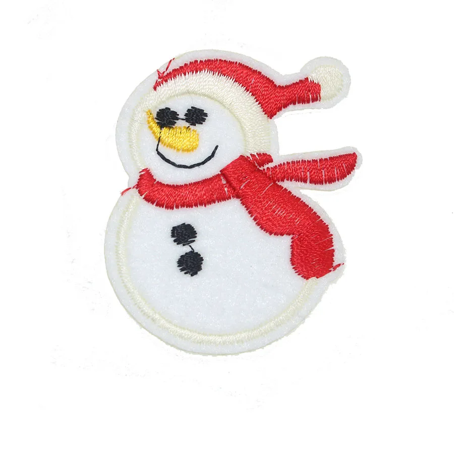 1 шт. рождественский стиль патч для одежды железа на патчи Вышивка стикер
