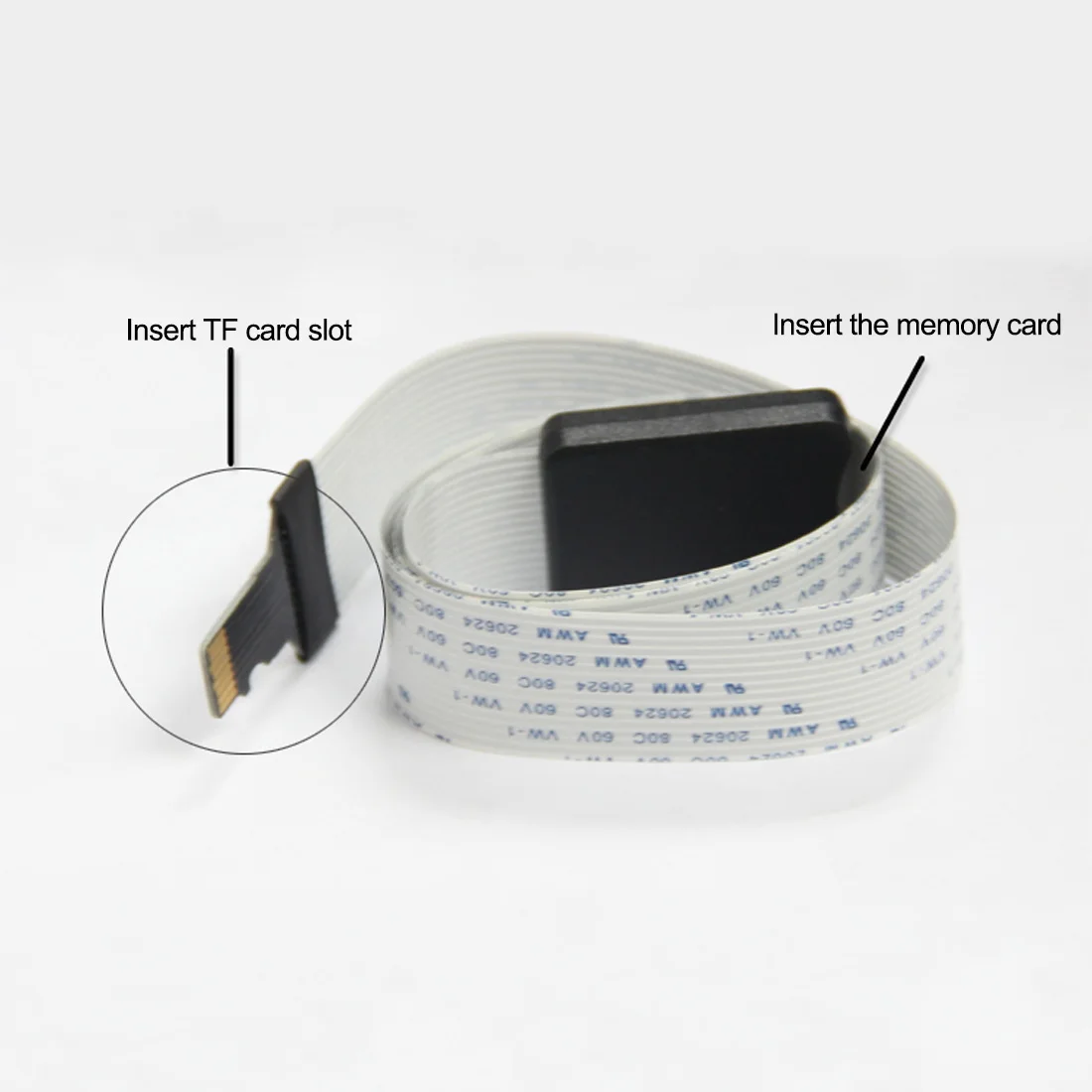 Centechi 48 см/60 см TF папа к micro SD карта Женская Гибкая удлинитель кабель адаптер