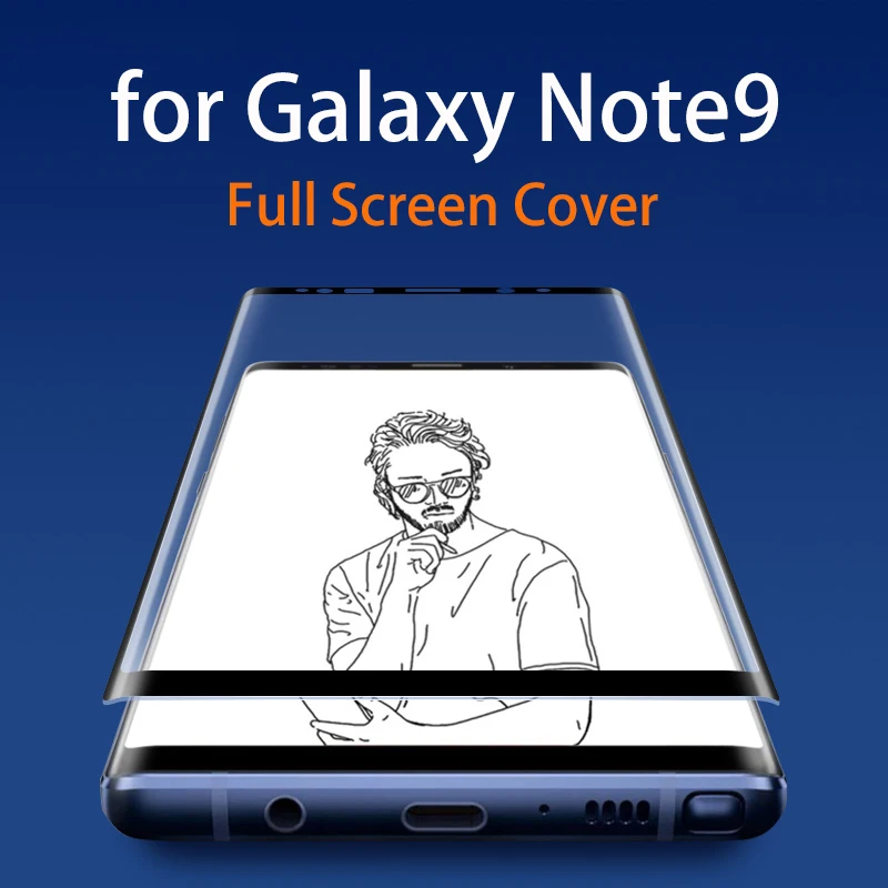 Экран протектор для samsung Galaxy S9 S8 S7 плюс Edge Full Cover закаленное Стекло Note 9 Примечание 8