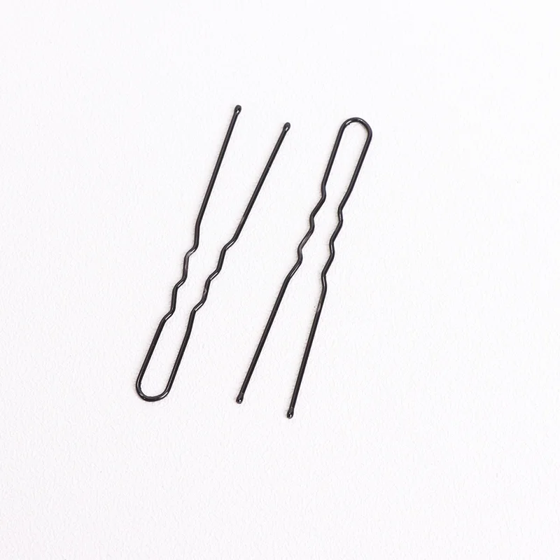 Простые черные заколки для волос 40 шт./лот женские 6 см сделай сам приспособление