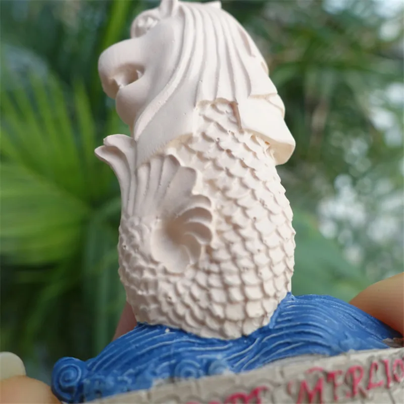 Туристические сувенирные магниты на холодильник фигурки из Сингапура игрушки