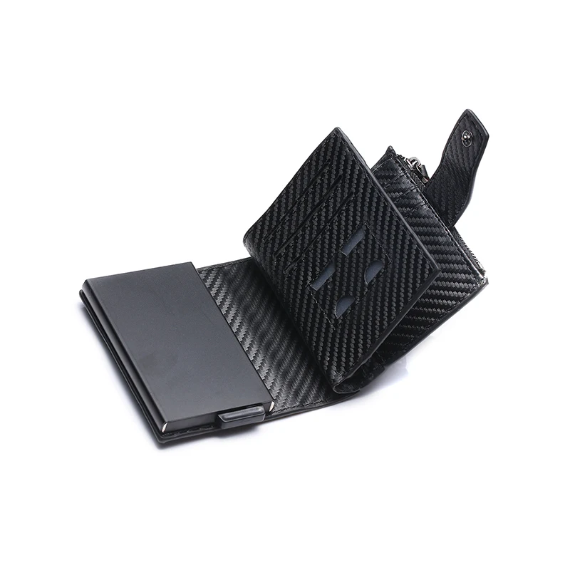 BYCOBECY RFID кошелек для путешествий из искусственной кожи держатель кредитных карт