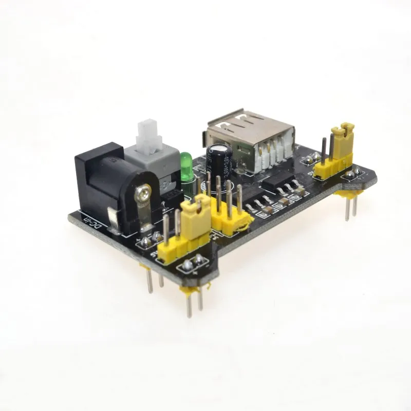MB102 макетная плата модуль питания 3 V 5V Для Arduino Solderless регулятор напряжения адаптер