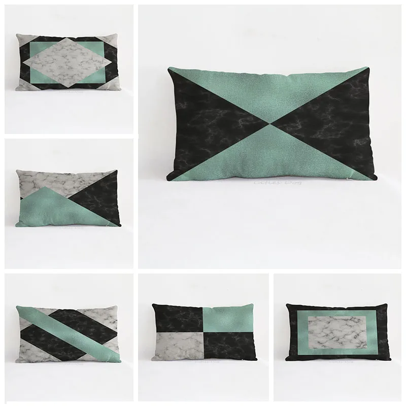 Винтажный чехол для подушки с геометрическим рисунком | Дом и сад